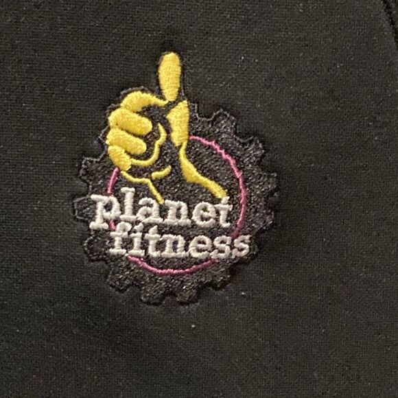 Vintage Champion 3/4 Zip Planet Fitness Sweatshirt Small - Picture 4 of 4